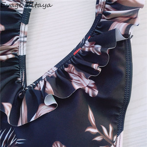 2018 venta al por mayor personalizar logotipo gran oferta bajo MOQ Impresión de corte alto Sexy Japón señoras maduras trajes de baño para mujeres - Product Image 5