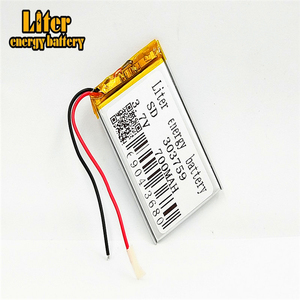 Slim polymer lithium ion Battery 303759 3,7 v 700 mah Li-ion battery for electric shavers's tape recorder voice electronic dictionaries - Product Image 2