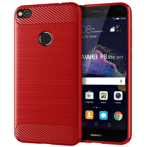 Sợi Carbon Chống Sốc Mềm TPU Cover Quay Lại Điện Thoại Trường Hợp Đối Với Huawei <span class=keywords><strong>P8</strong></span> <span class=keywords><strong>Lite</strong></span> 2017 - Product Image 4