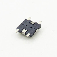 Interruptor táctil cuadrado pequeño de 4.5 mm, LCP, textura SUS, tecla de función de empuje lateral