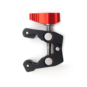 Pince à crabe Super Clamp avec trou de vis de 1/4\" et 3/8\" pour appareil photo reflex numérique, écran LCD, éclairage de <span class=keywords><strong>studio</strong></span>, bras magique, <span class=keywords><strong>studio</strong></span> photo - Product Image 1