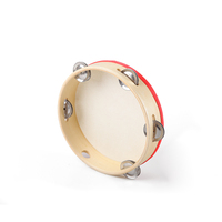 Wholesale Percussion Instruments 8" Musical Tambourine Drum Round Percussion for Church Party