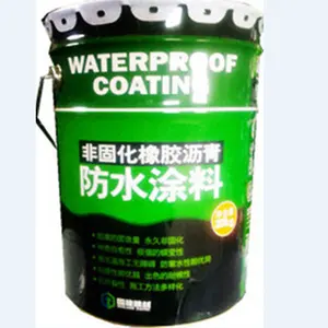 Неотверждаемое резиновое асфальтовое водостойкое покрытие для зданий/Жидкий каучук битум