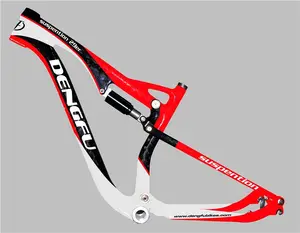 Competitive 29er Full Suspension MTB Carbon Bicycle Frame China