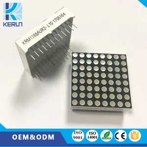 KERUN marca KRM-1388AUR branco dot 8*8 P4.0mm led dot matrix