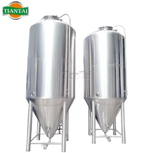 1000 liter beer fermentation tank 10HL 8BBL Single layer SS top manhole primary fermenters
