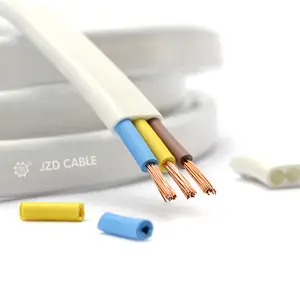 3x1.5 mm2 conduttore di rame piatto cavo di alimentazione elettrica