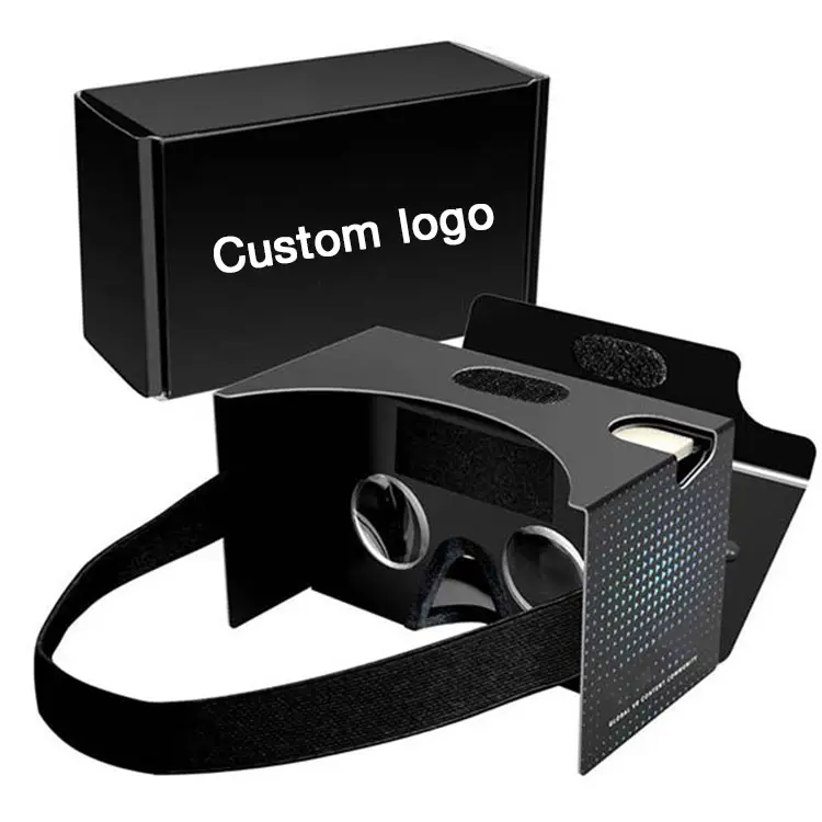 2021 3d video occhiali di realtà virtuale vr cartone 2 VR 3D occhiali 2.0 occhiali di realtà virtuale VR scatola di cartone 3D occhiali