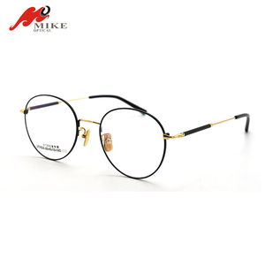 Lunettes de vue rondes en titane à mémoire de forme ultra-légères style étoile, marque optique coréenne, pour myopie, pour affaires - Product Image 2