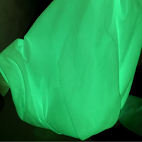 Tissu lumineux 100% nylon qui brille dans le noir, tissu magique pour tente et veste