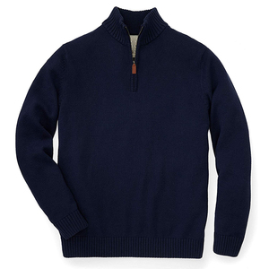 OEM Pull à col roulé à fermeture éclair pour hommes de golf Pull en tricot pour hommes Pull à manches longues de luxe de marque pour l'extérieur Pull pour hommes