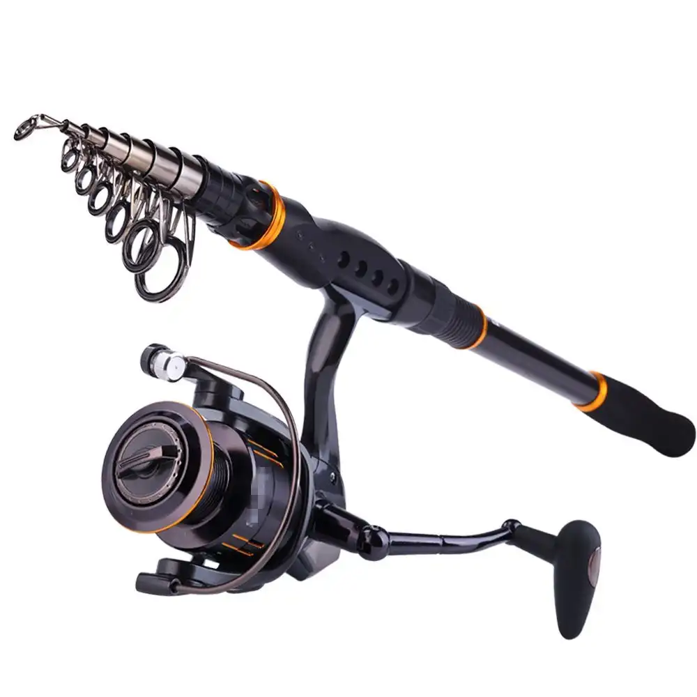 99% Carbon 3.6m、4.5m、5.6m、6.3m Portable Telescopic Fishing Rod Spinning Fish Hand Fishing Tackle Sea Rod