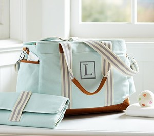 Stock Multi-function Canvas Tote <strong>Toddler</strong> <strong>Bag</strong> With Changing Mat Designer Diaper <strong>Bag</strong> - Product Image 1