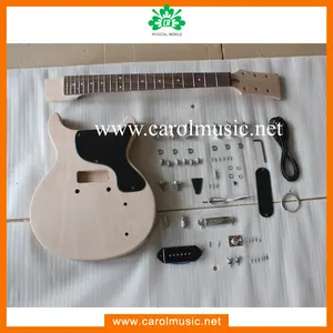 GK047 China Factory Mahogany Body Electric Guitar Kits