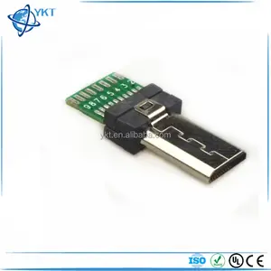 De Datos Mini USB 15 Pin USB conector de PCB