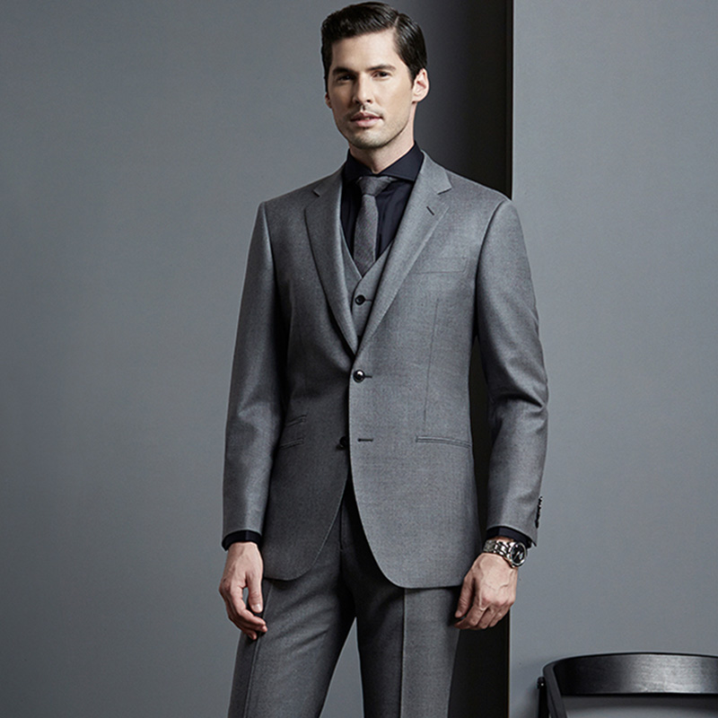 Suit Men Dress Sample High Quality Customizable Fabric