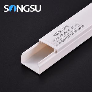 CE Durable câble correcteur systerm <span class=keywords><strong>pvc</strong></span> <span class=keywords><strong>goulotte</strong></span> électrique avec protection couverture/bâton <span class=keywords><strong>pvc</strong></span> trunking - Product Image 1