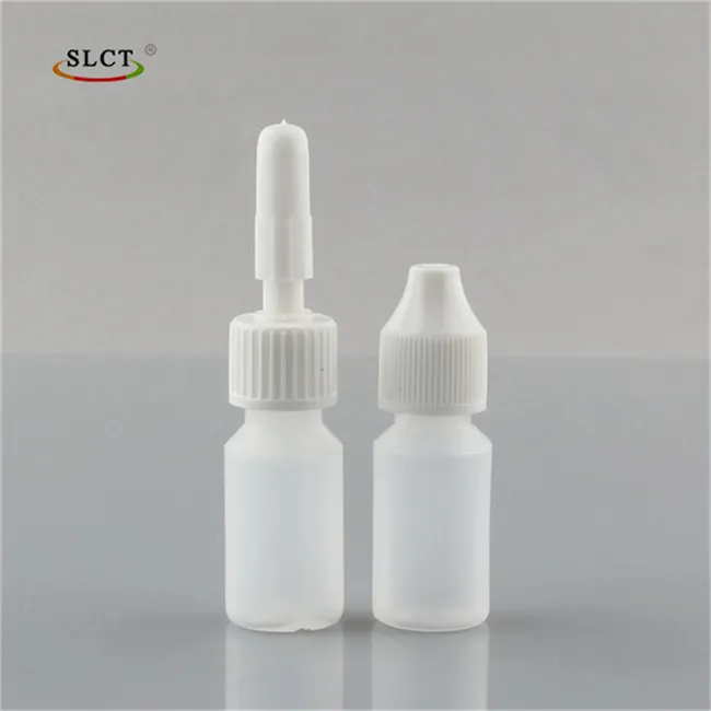 Boş özel HDPE sıkmak 5ml 10ml 15ml plastik şişe küçük mini damlalık şişe sıvı ilaç, kozmetik