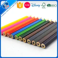 Caixa de embalagem de papel de 3.5 polegadas 12 pcs conjunto personalizado crianças mini lápis de cor lápis de cor para o presente da promoção