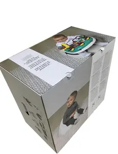 耐久性のある二重壁段ボール箱折りたたみ式電気ベビーロッキングチェアカスタム包装ボックスベビーチェア包装ボックス
