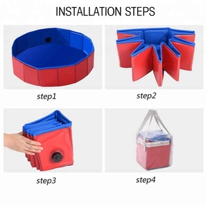 FDS Hot Selling Durable Pet Cleaning <strong>Pool</strong>, PVC High Quality Portable <strong>Dog</strong> <strong>Pool</strong>, <strong>Swimming</strong> <strong>Pool</strong> - Product Image 2