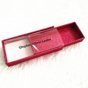 Crear su <span class=keywords><strong>propia</strong></span> marca pivar Etiqueta de embalaje personalizado de pestañas de visón de caja con superior de PVC - Product Image 1