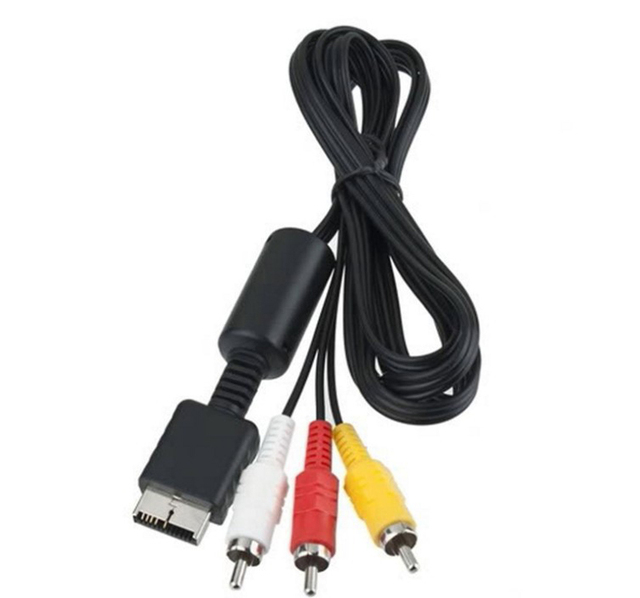 For SONY PS2 PS3 Nest 6FT Gamepad Cable Length 1.8M Audio Video AV Cable to RCA for PlayStation SYSTEM Game Cable