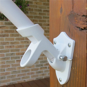 High Precision Sheet Electric Way Bracket Aluminum Flag Pole Bracket Flag Pole Bracket