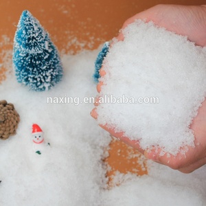 Fabrica de la decoración de la Navidad añadiendo agua expansión nieve blanco instantáneo en polvo de nieve niños jugando nieve artificial - Product Image 6