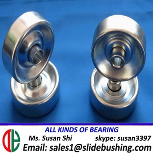 Volante cinta transportadora sobre las rueda con rodamientos universal de bola transportadores de rodillos seel de <span class=keywords><strong>skate</strong></span> de cinta transportadora de <span class=keywords><strong>skate</strong></span> de rodillos - Product Image 1