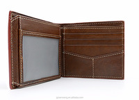 Dompet Pria Senwang Desain Fashion, RFID, Ritsleting, Kancing, Motif Karakter, Panjang Pendek, Kulit Berlapis Lilin