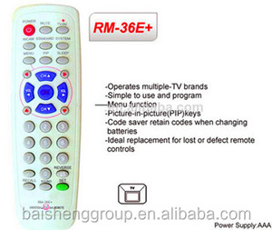 שלט רחוק של טלוויזיה אוניברסלית rm-36e  - Product Image 1