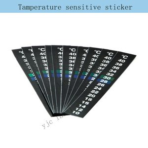 Disesuaikan label sensitif suhu merah/putih/biru stiker berubah warna merekat sendiri stiker - Product Image 3