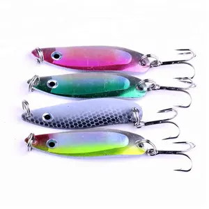 Hengjia spinner Fishing Lures metal spoon baits manufacture From China