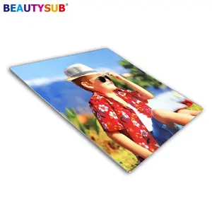 48 "X 60" 1.15Mm Gloss Putih Beautysub Pencetakan Foto Transfer Panas Lembaran Aluminium HD Logam Sublimasi Pencetakan Panel Foto