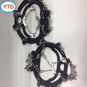 Crampons antidérapants à huit pointes pour la neige et la glace, semelles en caoutchouc durables, huit pointes, <span class=keywords><strong>l</strong></span>égers, faciles à enfiler, pour <span class=keywords><strong>l</strong></span>'<span class=keywords><strong>escalade</strong></span> - Product Image 4