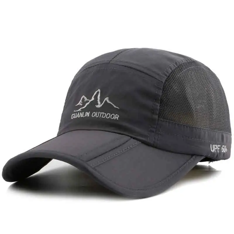Unisex Foldable Brim Travel Hiking Camping Hat Adjustable Sun UPF 50+ Protective Sports Cap