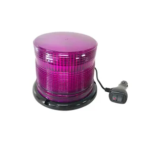 Projecteur stroboscopique rotatif violet, 12V dc 24V 60W, pour voiture, camion