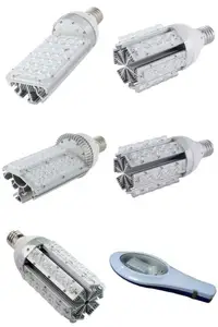 E40/E27 표준 LED 가로등 고정 장치, LED 가로등 하우징 부품, E40 LED de luz de calle, LED 안뜰 램프 30W