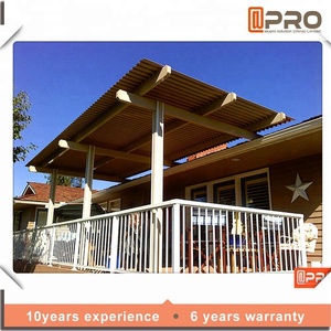 לנו שוק uk האחרון מותאם אישית נשלף אלגנטי לגינה פרגולה עמיד למים פרגולה אלומיניום מודרני - Product Image 6