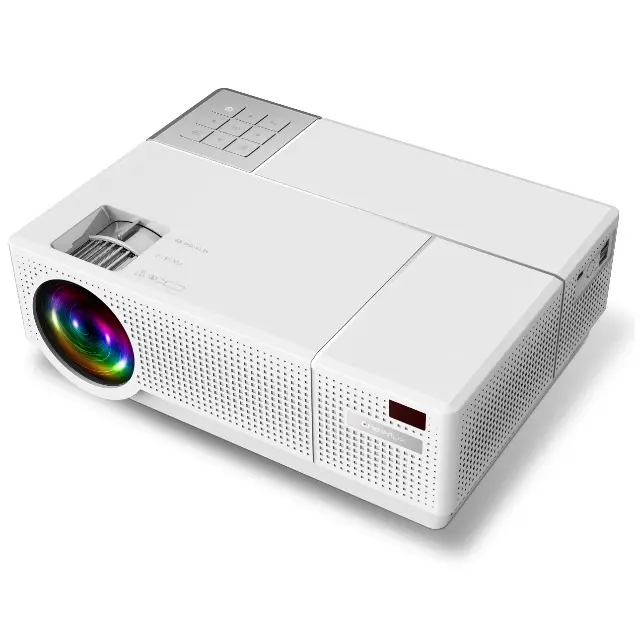 Cheerlux multimedya 1080p projektör CL770 Full HD Beamer 4000 lümen LED Video projektör ev sinema projektörleri