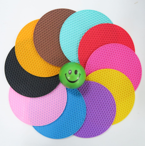 High Quality Professional Factory Custom Heat Resistant Round Non slip Kitchen <strong>Table</strong> Silicone Mat - Product Image 5