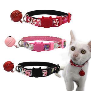 Mini estilo de productos para mascotas suave cómoda seguridad flor <span class=keywords><strong>Collar</strong></span> de cabeza de gato broche Pet <span class=keywords><strong>Collar</strong></span> Bell con hebilla de seguridad y bell - Product Image 1