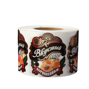 In Ấn Tùy Chỉnh Cuộn Bao Bì Logo Riêng Nhãn Thực Phẩm Jar Chai Cap Seal Sticker - Product Image 3