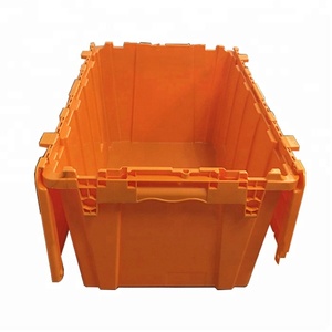 Heavy Duty Plastic Nestable plastic moving box Stackable Turnover Storage Box