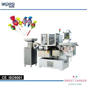 Rugao fabriek dubbele twist wikkelen lollipop confectie machines