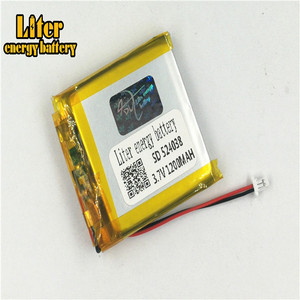Plug 1.0-2 P 3.7 V 524038 mah 1200 lithium polymer lipo rechargeable battery li ion Solar lithium battery with PCM - Product Image 3