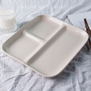 Vaisselle en porcelaine de céramique chinoise, <span class=keywords><strong>assiette</strong></span> à dîner, <span class=keywords><strong>3</strong></span> sections, prix d'usine, bon marché, 11 pouces, - Product Image 4