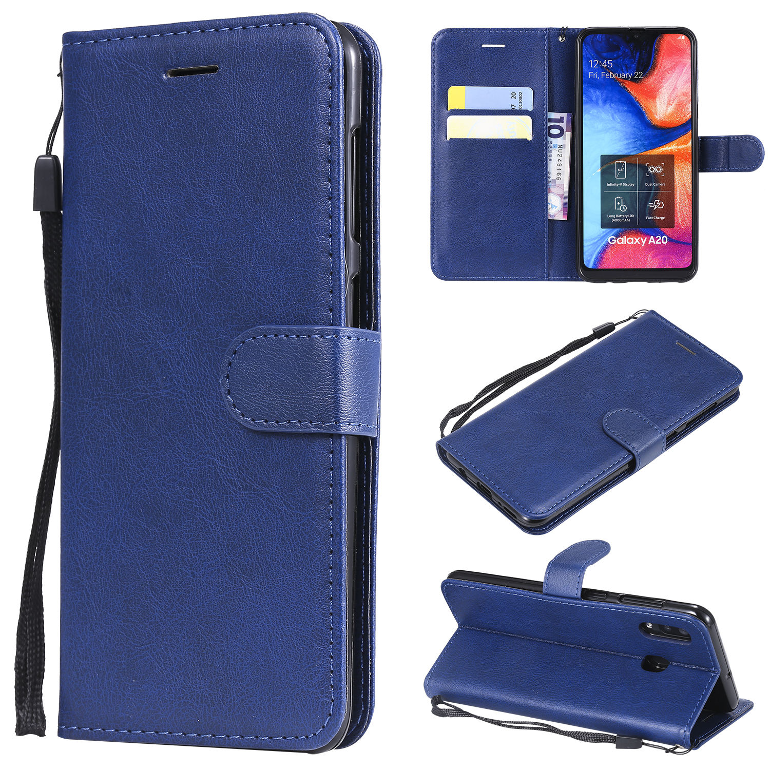 Leder Fällen Für Funda Samsung Galaxy A20 A30 Fall Für Coque
