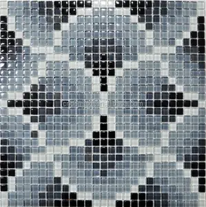 China, Foshan fábrica de mosaico, brillo del mosaico de vidrio/glow in the dark decoraciones caseras//azulejos de la piscina